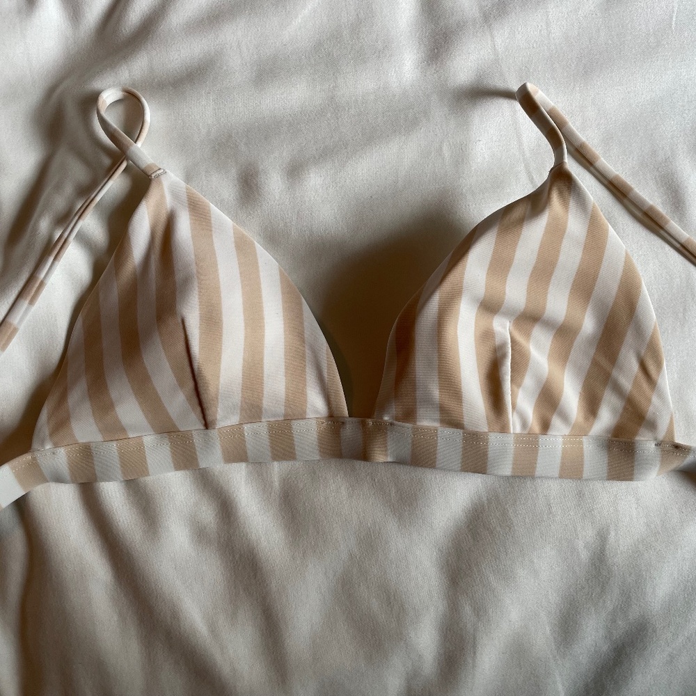 Hollister Striped Bikini Top